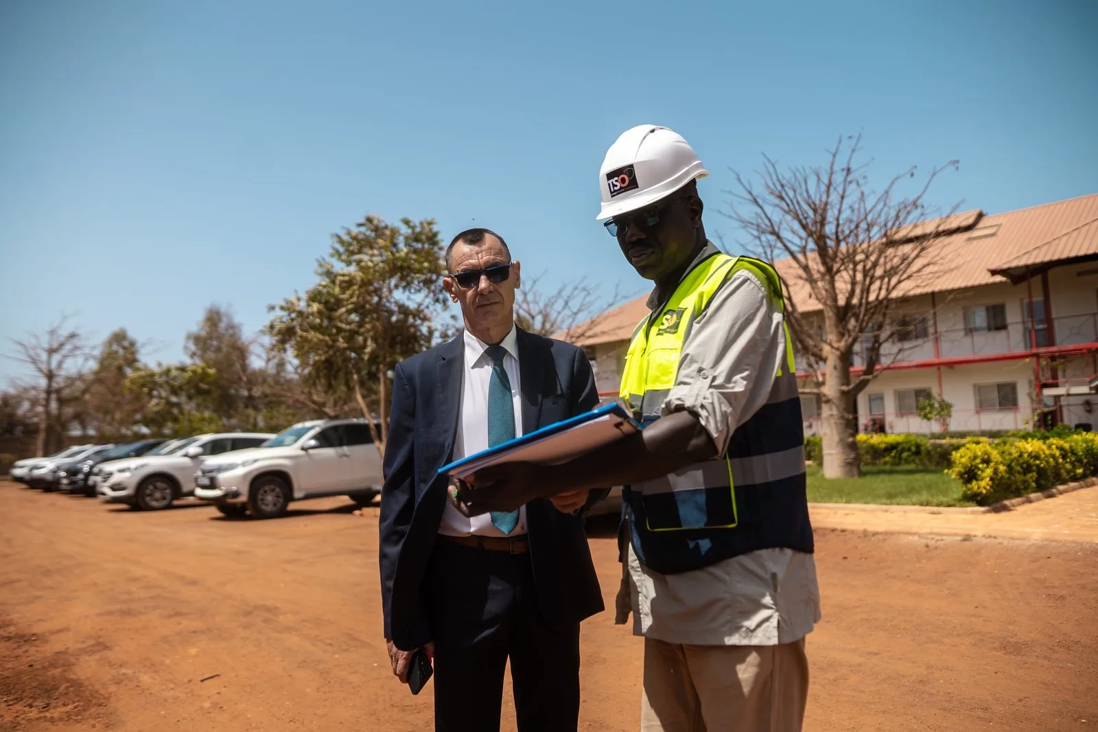 Collaborateurs de TSO lors d’une mission sur le terrain